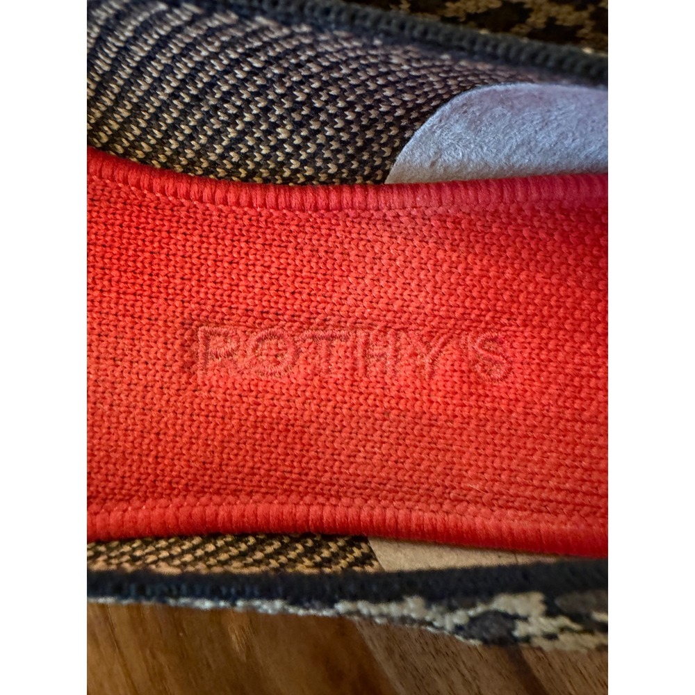 Rothy's The Flat Wildcat Leopard Print Cap Toe Ballet Flats Shoes Womens 8 - Picture 5 of 6
